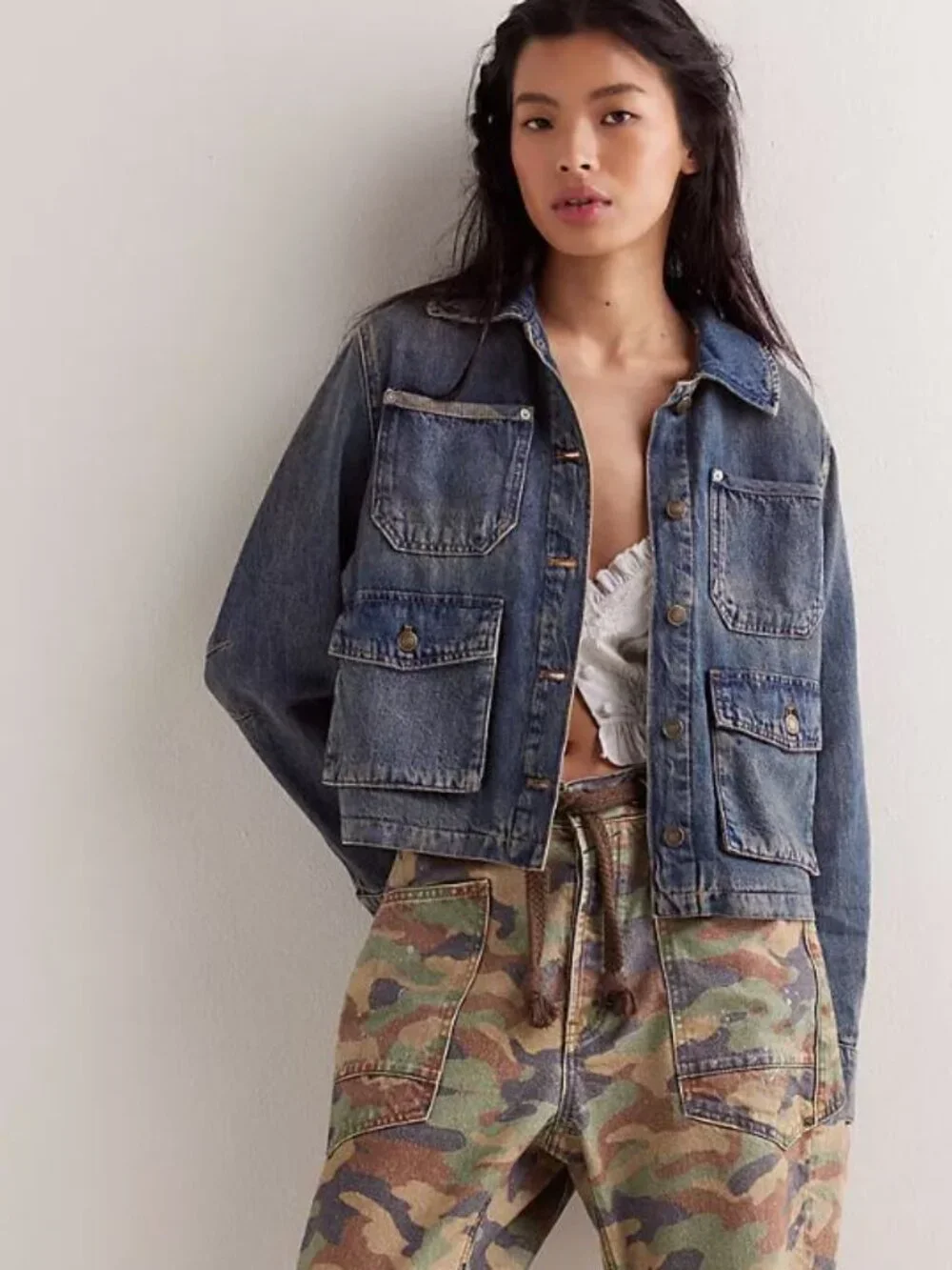 Free People We The Free Dani Denim Jacket